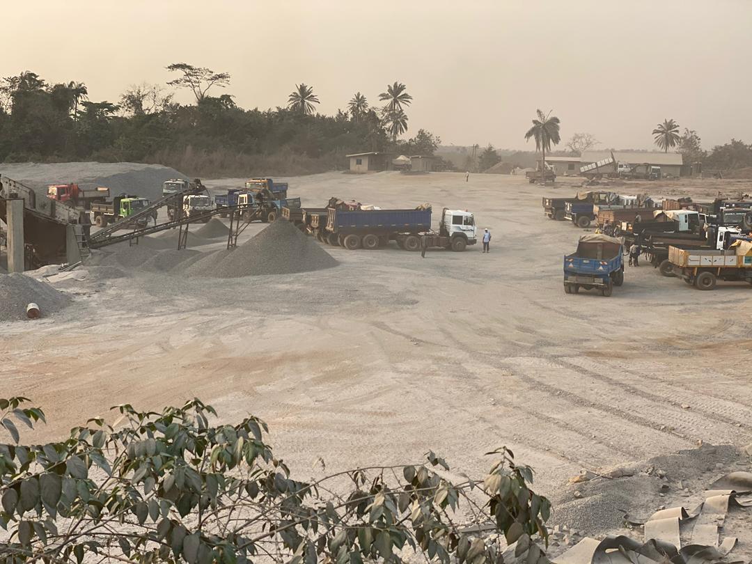 HOY QUARRY Ikiji Ibadan granite production site